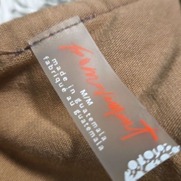 Free People Movement Hotshot Mini Dress NEW Mocha Tan Med - Picture 10 of 10